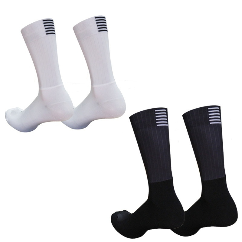 Sock Garter Men - プロのサイクリング用の快適で通気性のある滑り止めソックス,プロのサイクリング用のシームレスなシリコンソックス