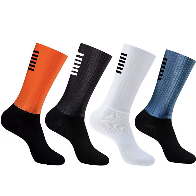 Sock Garter Men - シリコンサイクリングエアロソックス滑り止めメンズ自転車スポーツランニングバイクソックス サイクリングソックス