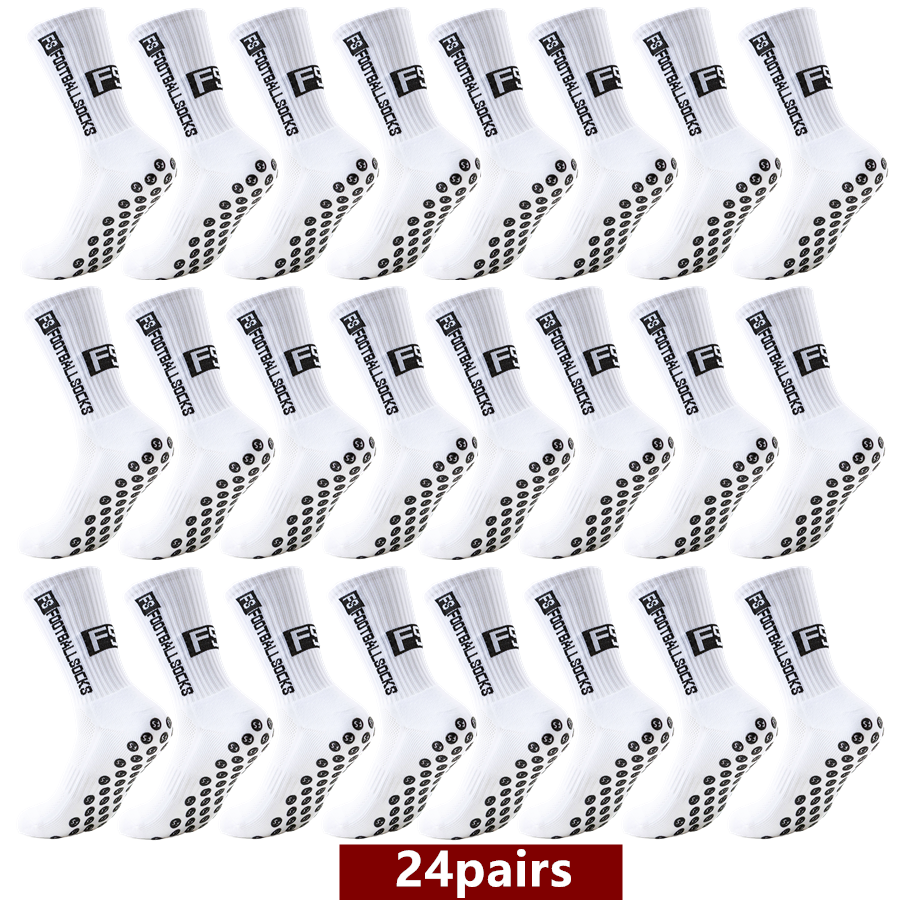 Sock Garter Men - 24 ペア男性女性ユニセックスノンスリップグリップハイキングランニングソックスタオル底通気性耐衝撃運動運動