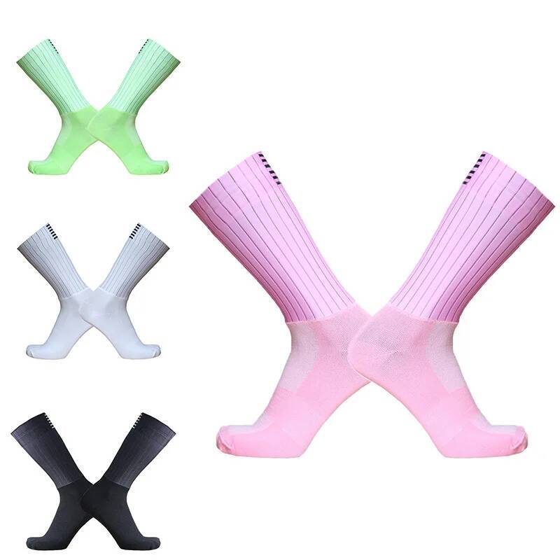 Sock Garter Men - スリップチーム アンチソックス シームレス エアロ サイクリング プロ