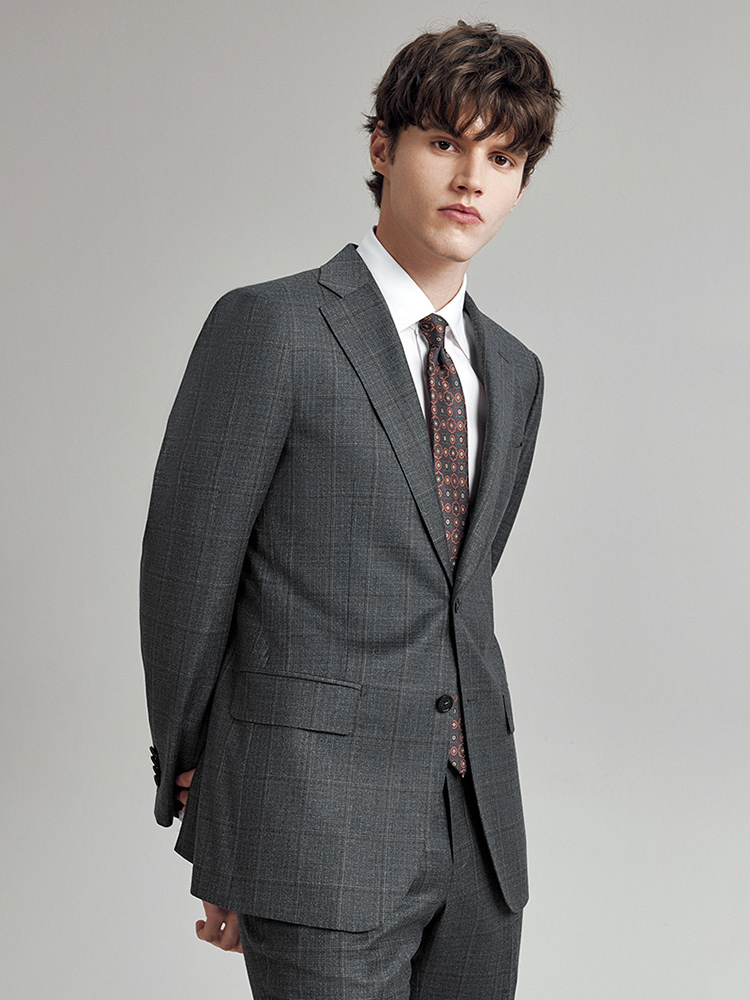 メンズ100%ウールスーツ スリムフィット 夏 フォーマル  - Men Formal Wear Summer のレビューと価格