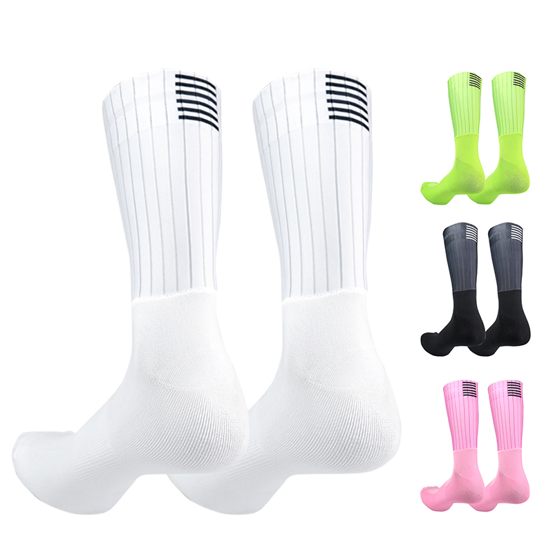 プロチームエアロサイクリングソックスアンチスリップシームレス - Sock Garter Men のレビューと価格