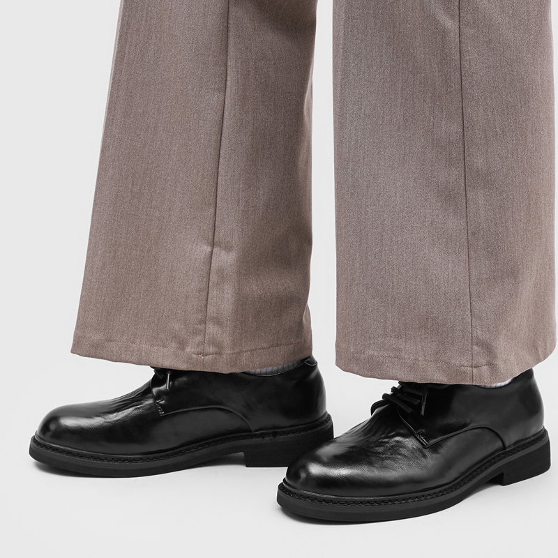 ライトラグジュアリープリーツメンズダービーシューズ、レースア - Formal Wear Men H&M のレビューと価格