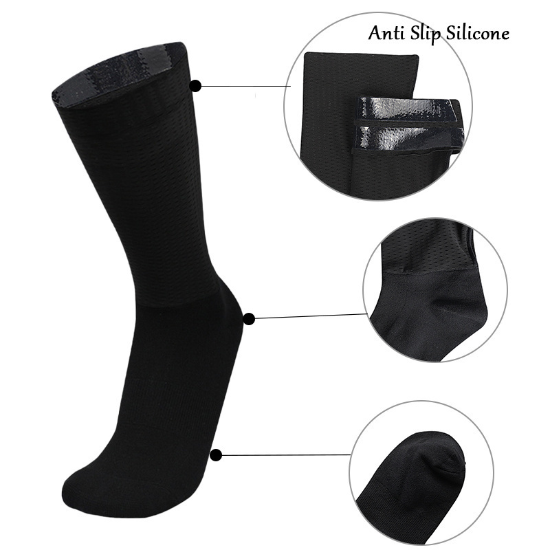 エアロシリカ新ゲル夏靴下バイクチームノンスリップサイクリング - Sock Garter Men のレビューと価格