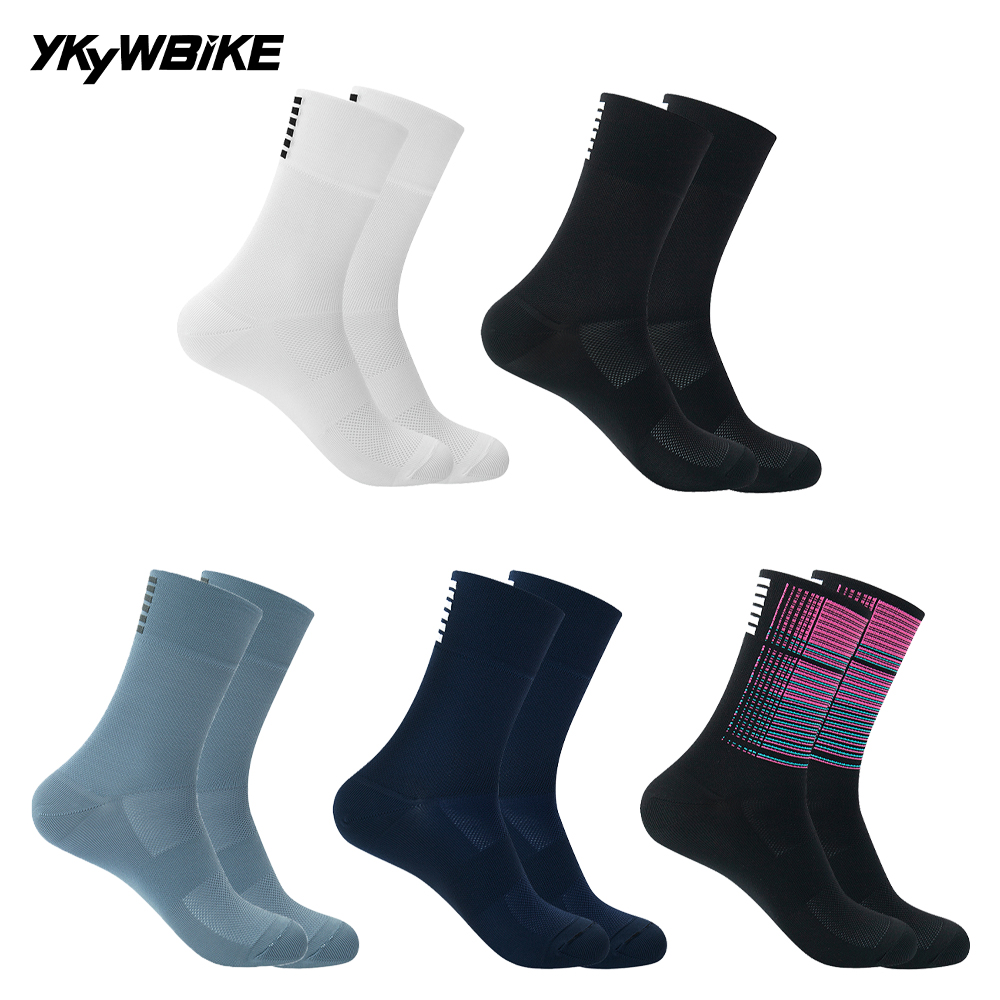 YKYWBIKE スポーツレーシングサイクリングソックスプロ - Sock Garter Men のレビューと価格