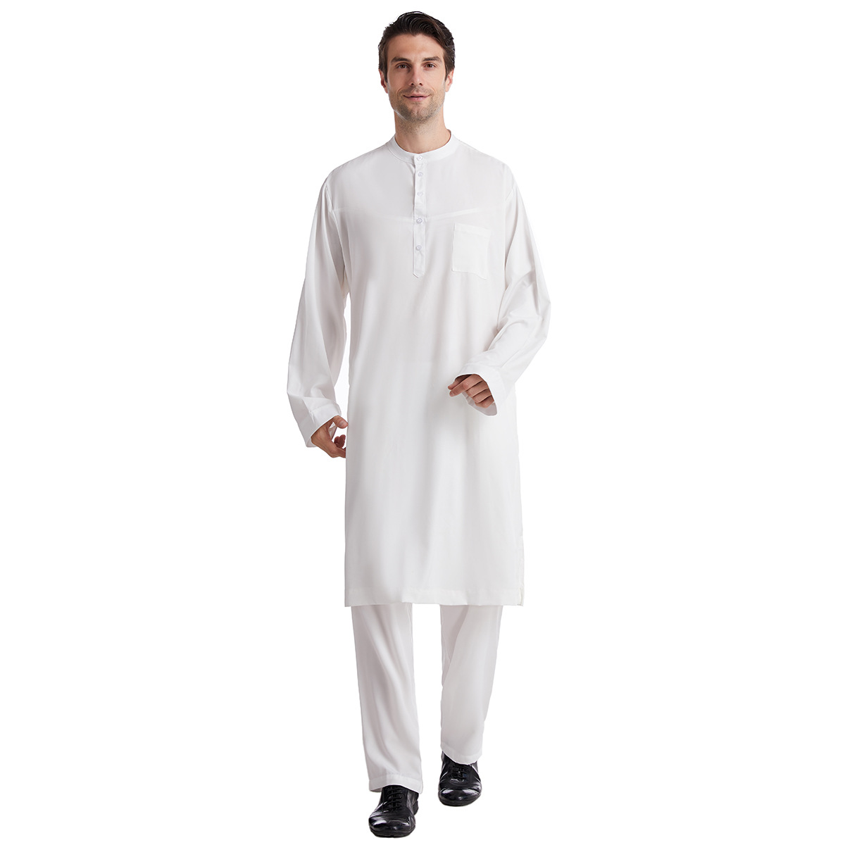 イスラム教徒の男性のためのアバヤセット,パンツ付きトップ,ア - Men Formal Wear Dubai のレビューと価格