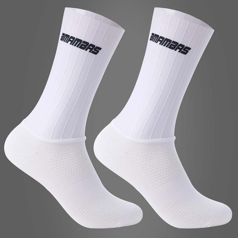 2026年新作滑り止めシリコンサマーエアロソックス ホワイト - Sock Garter Men のレビューと価格