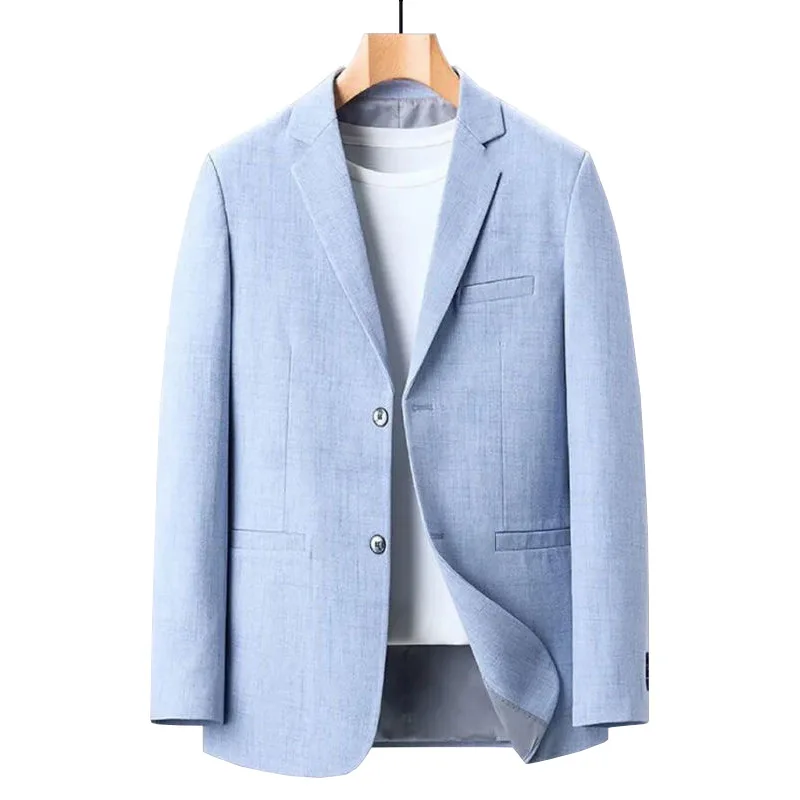 メンズカジュアルウェア,ジャケット,ジャケット,無地,スリム - Men Formal Wear Summer のレビューと価格