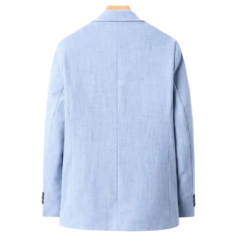 メンズカジュアルウェア,ジャケット,ジャケット,無地,スリム - Men Formal Wear Summer のレビューと価格