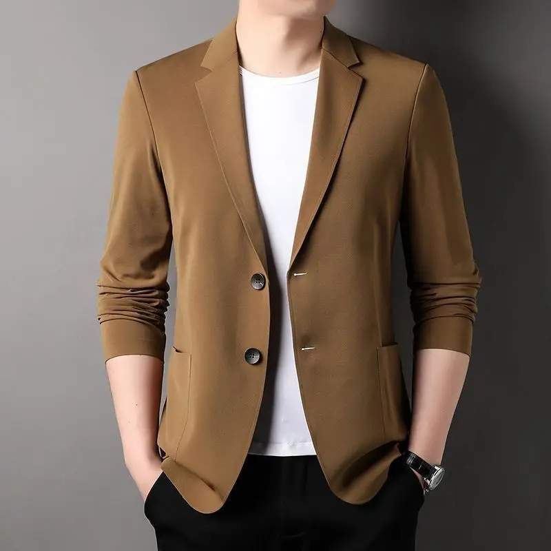 メンズ薄手のビジネスブレザー,カジュアルウェア,通気性のある - Men Formal Wear Summer のレビューと価格