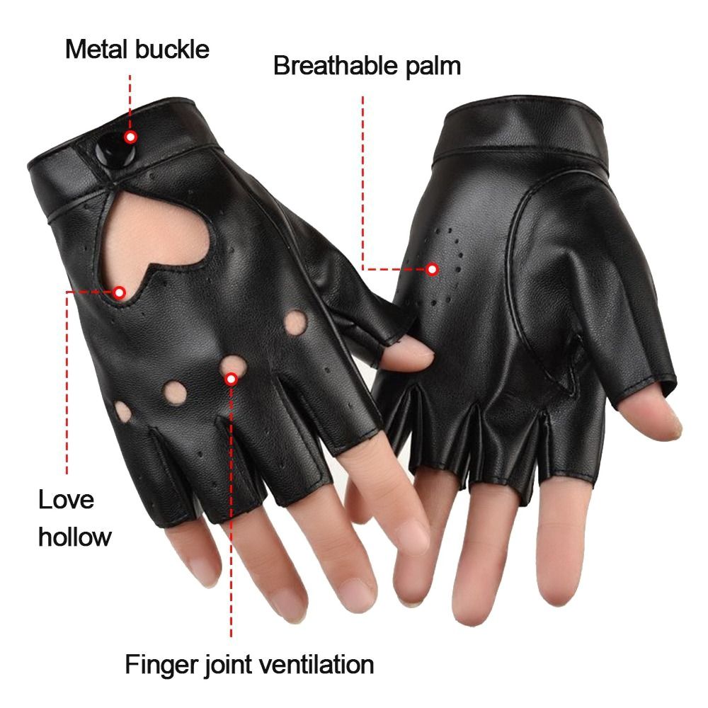 新しいファッション 5 本指手袋 Pu レザー手袋女性男性コ - Formal Wear Gloves Men のレビューと価格
