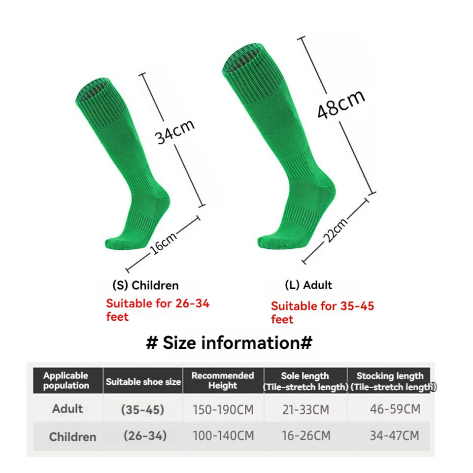 Loogdeel サッカースポーツソックスロング膝綿無地子供 - Sock Garter Men のレビューと価格