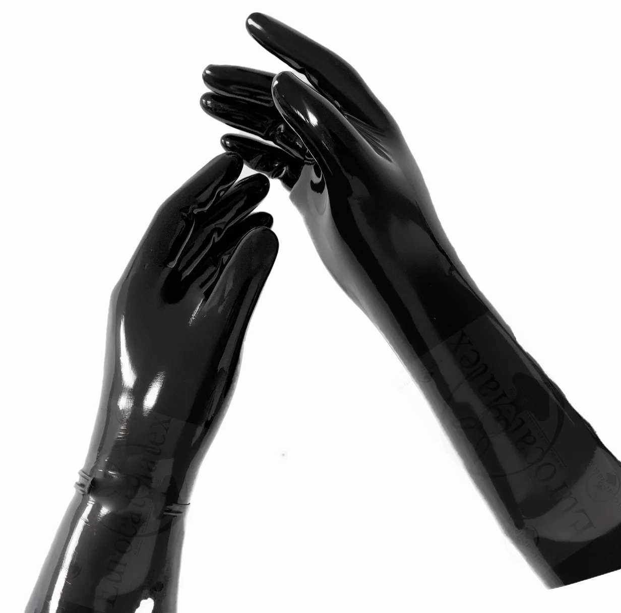 ラテックスフェチ男手袋 ゴムフード sexycosplay  - Formal Wear Gloves Men のレビューと価格