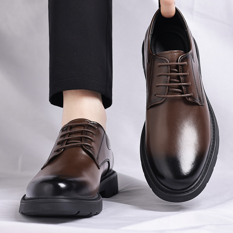 メンズ革靴 ビジネスフォーマル カジュアル革靴 ソフトソール - Men Formal Party Wear Dress のレビューと価格