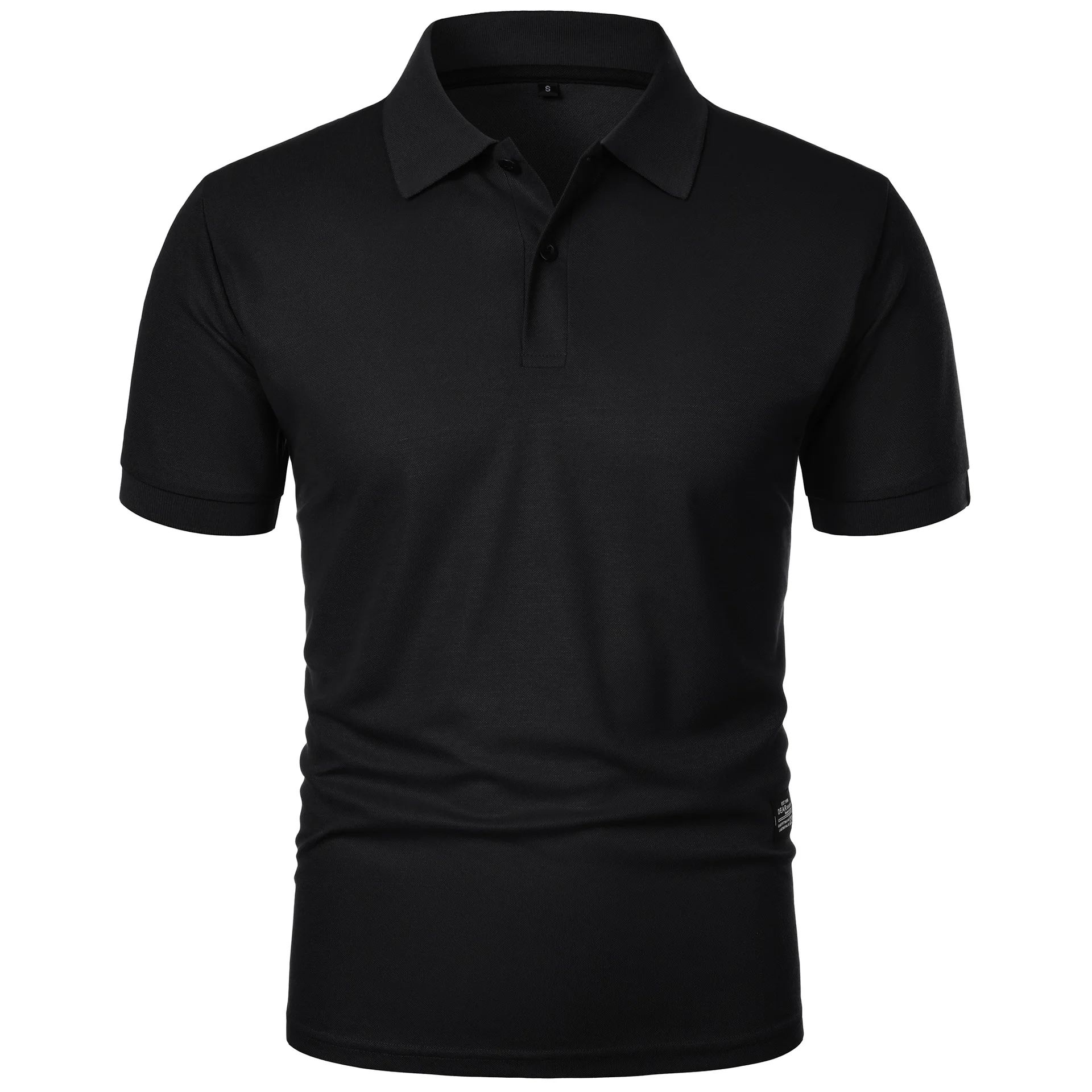 メンズ カジュアル ポロシャツ ブラック フレンチ ブルロッ - Men Formal Wear Summer のレビューと価格