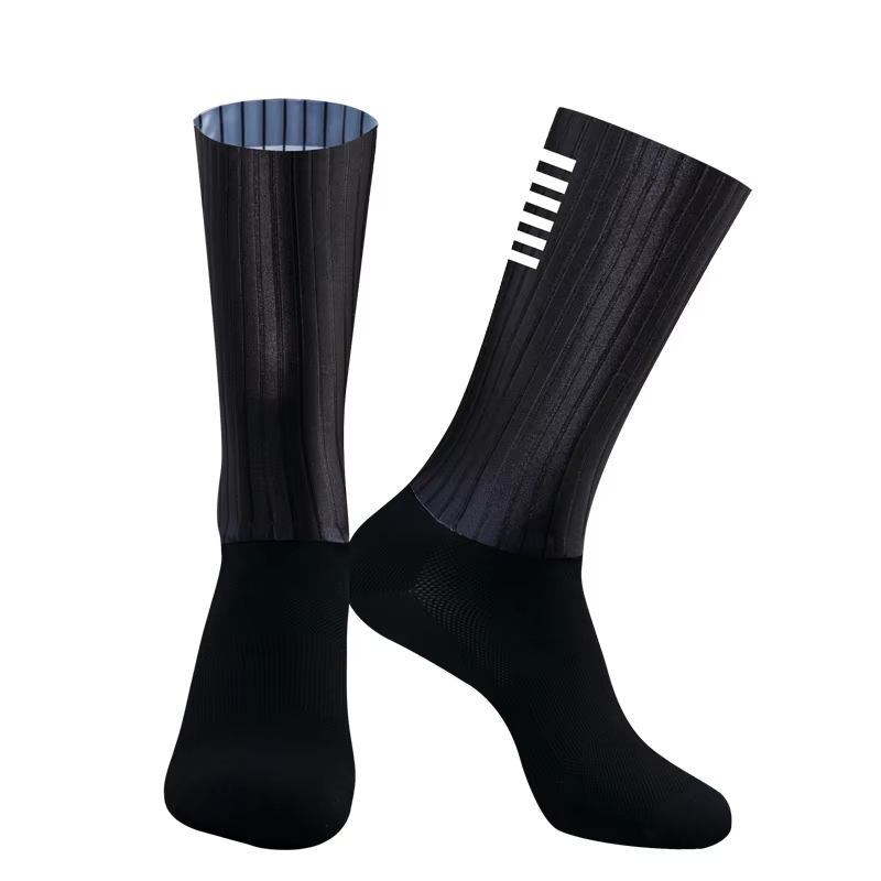 シリコンサイクリングエアロソックス滑り止めメンズ自転車スポー - Sock Garter Men のレビューと価格
