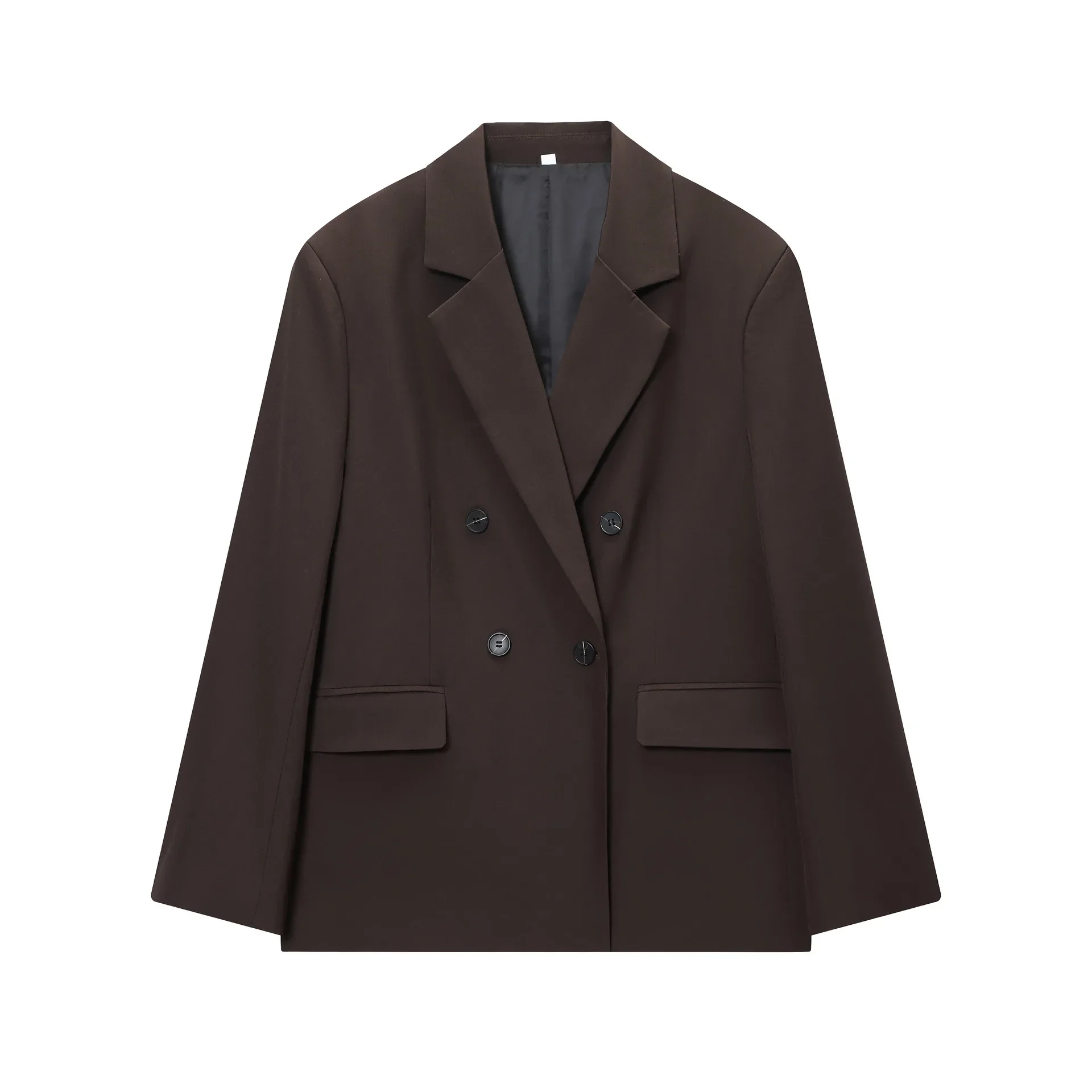 2026年欧米秋冬レディーススーツスカートセット、パッド入り - Double Breasted Blazer のレビューと価格
