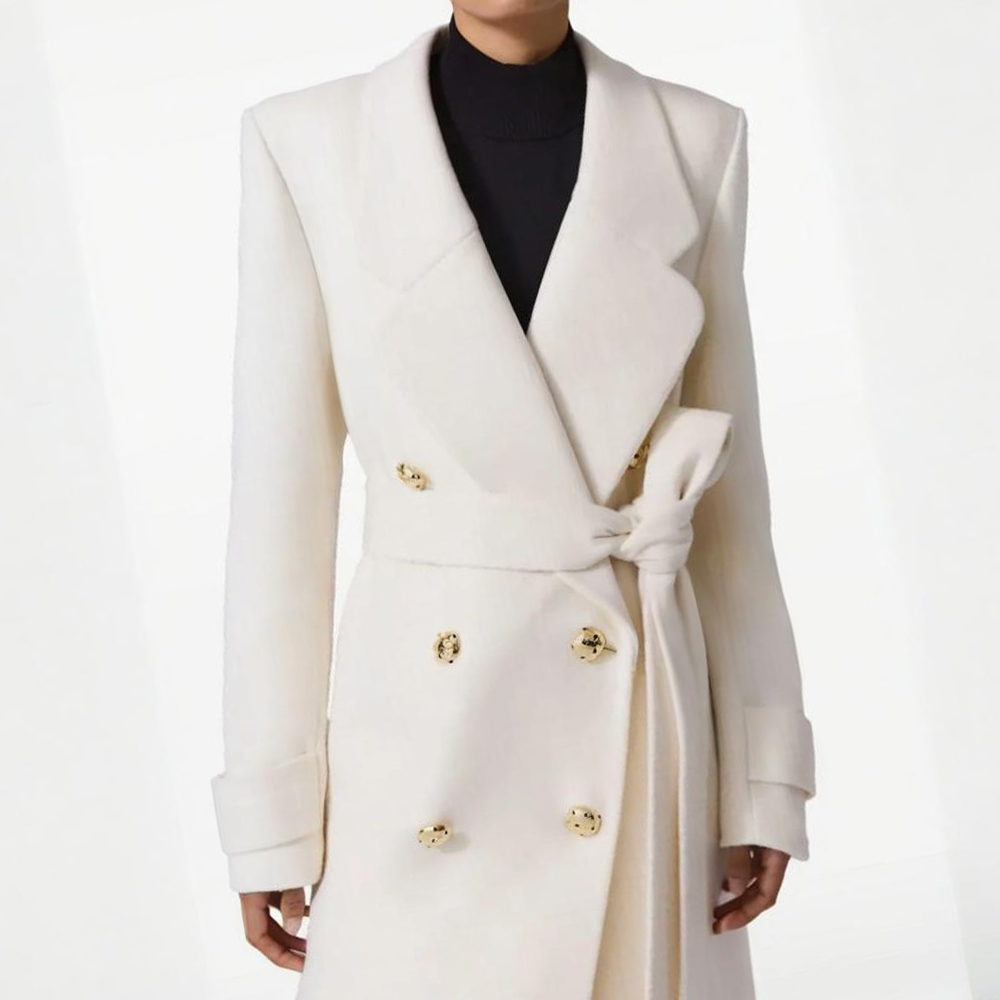 Allingentle ウールオーバーコート 女性用 ダブル - Double Breasted Blazer のレビューと価格