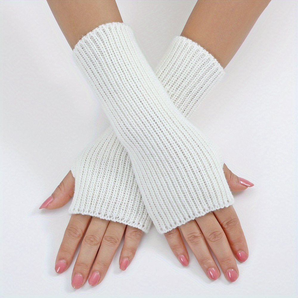 フェイクカフスと指なし手首部が付いたユニセックスのストライプ - Formal Wear Gloves Men のレビューと価格