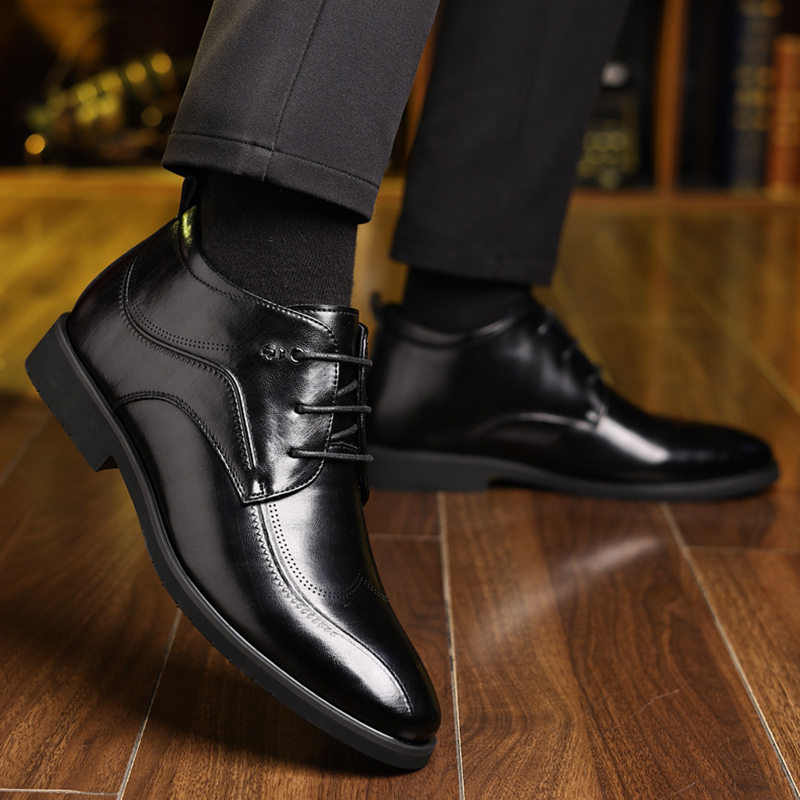 男性用レザーシューズ,ベルベット,フォーマルウェア,ビジネス - Men'S Formal Wear In Winter のレビューと価格